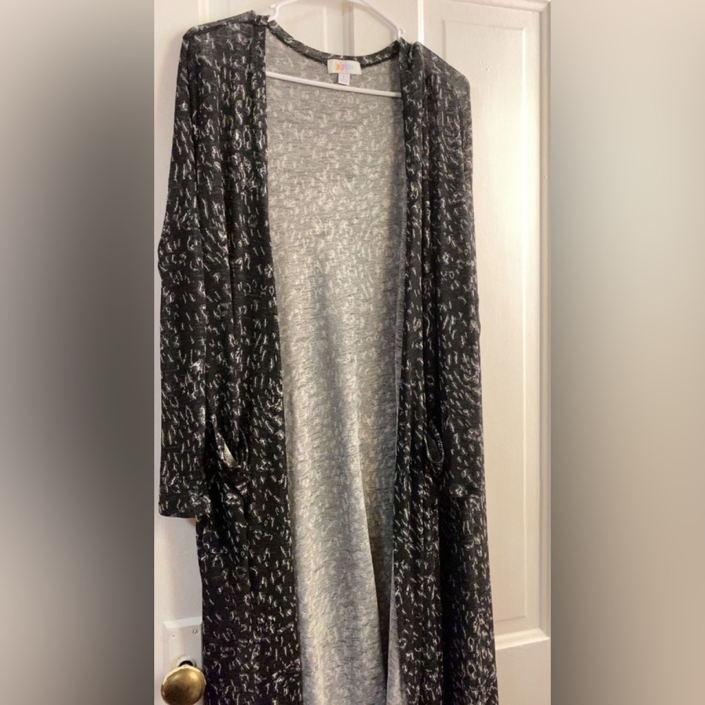 Black cardigan
